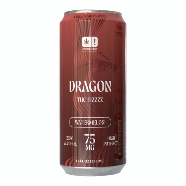 DRAGON THC FIZZZZ 75MG SELTZER DRINK (12FL.OZ / 355ML) CAN 12CT/ DISPLAY - Image 3