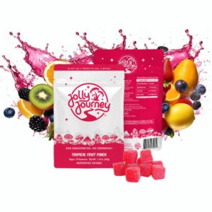 JJMUSHGUM001 JOLLY JOURNEY NOOTROPICS INFUSED MUSHROOM VEGAN GUMMIES 10PK 5CT/ BOX