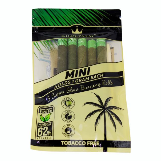KING PALM GREEN LEAF TOBACCO FREE CONES 5PK 8CT/ BOX - Image 5