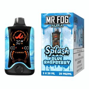 MRFOGAURASP60K01 MR FOG AURA SPLASH 5% DISPOSABLE (130ML) 60K PUFFS 5CT/ BOX
