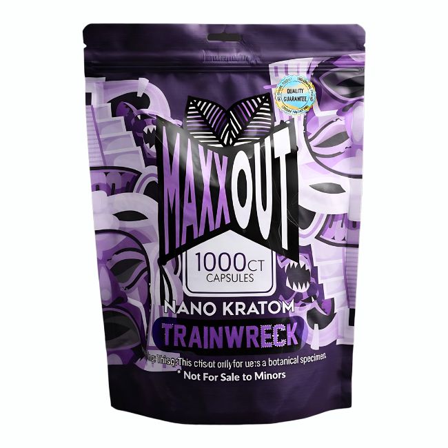 PAIN OUT MAXX KRATOM 1000CT CAPSULES BAG