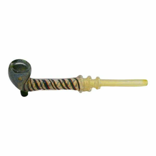 8.5" FANCY HEAVY DUTY COLORFUL SHERLOCK PIPE