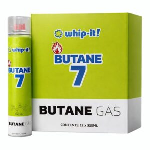 WHIPITBUTANE7001 WHIP IT BUTANE GAS 7 (320ML) 12CT/ BOX