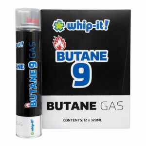 WHIPITBUTANE9001 WHIP IT BUTANE GAS 9 (320ML) 12CT/ BOX