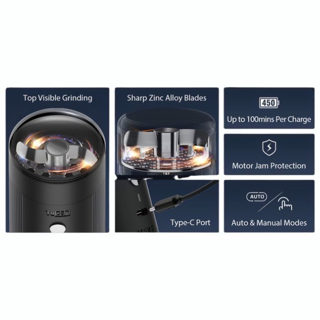 YOCAN VEKE SMART DRY HERB GRINDER - Image 4