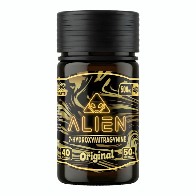 ALIEN 7-HYDROXY 50MG PER TABLET 10CT/ JAR (PRE PRICED $49.99)