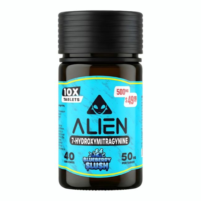 ALIEN 7-HYDROXY 50MG PER TABLET 10CT/ JAR (PRE PRICED $49.99)