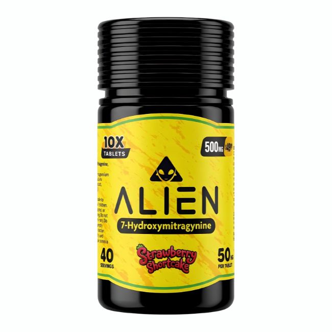 ALIEN 7-HYDROXY 50MG PER TABLET 10CT/ JAR (PRE PRICED $49.99)