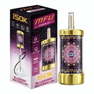 MFU SHISHA X3 5% DISPOSABLE (400ML) 150K PUFFS 5CT/ BOX