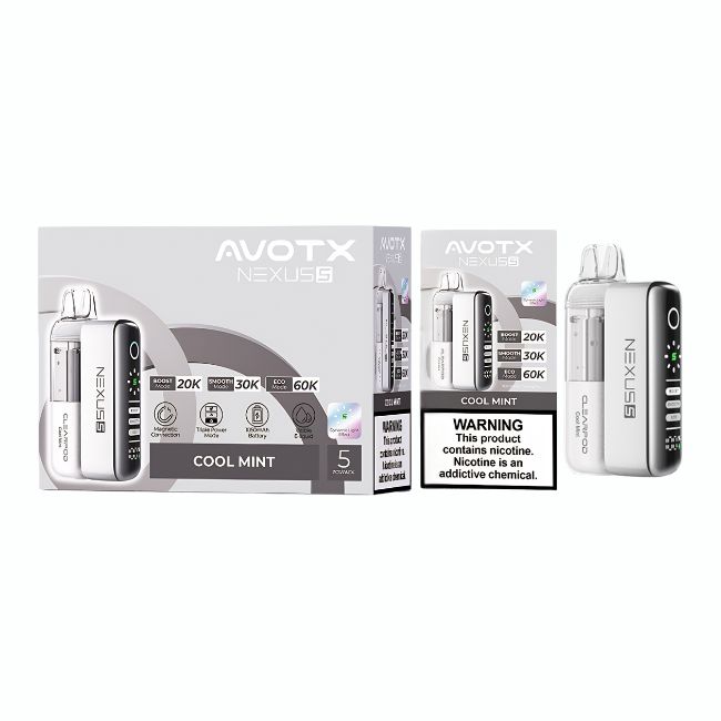 AVOTX NEXUS S 5% DISPOSABLE KIT (90ML) 35K PUFFS 5CT/ BOX