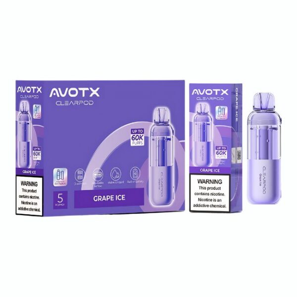 AVOTX NEXUS S 5% CLEAR POD (90ML) 35K PUFFS 5CT/ BOX