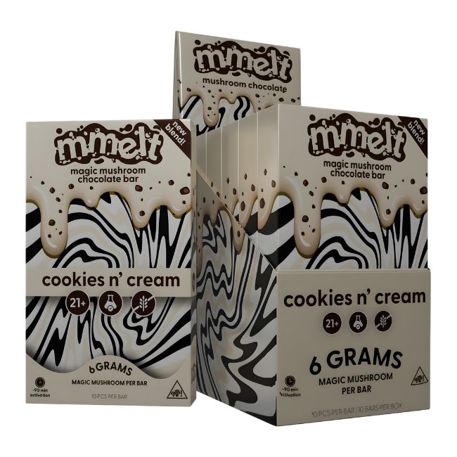 MMELT MAGIC MUSHROOM 6GM CHOCOLATE BAR 6CT/BOX
