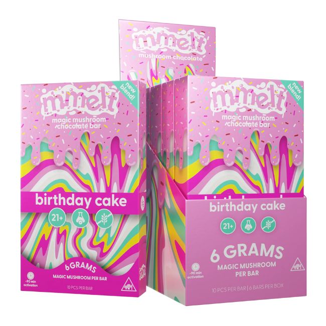 MMELT MAGIC MUSHROOM 6GM CHOCOLATE BAR 6CT/BOX