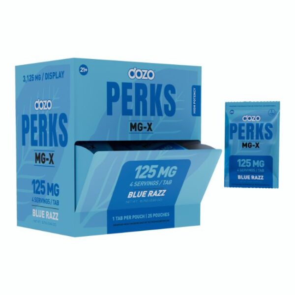 DOZO PERKS MG-X HIGH POTENCY 125MG PER TABLET 1CT/25PK BOX