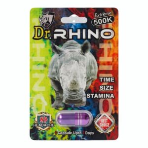 DR.RHINO EXTREME 500K SEXUAL ENHANCEMENT CAPSULE 24CT/ BOX