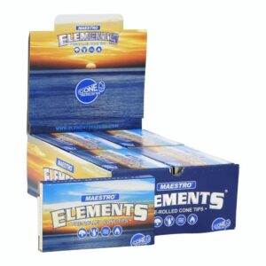 ELEMENTS MAESTRO PRE-ROLLED CONE TIPS 21PK / 20CT/ BOX ELEMENTS MAESTRO PRE-ROLLED CONE TIPS 21PK / 20CT/ BOX
