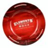 ELEMENTS ROUND METAL MAGNETIC ASHTRAY