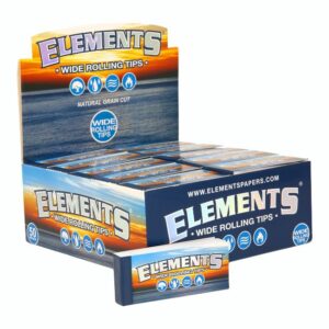 ELEMENTS WIDE ROLLING TIPS 50CT/ BOX ELEMENTS WIDE ROLLING TIPS 50CT/ BOX