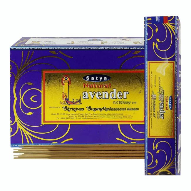 SATYA INCENSE NATURAL SERIES 15GRAM 12CT/ BOX