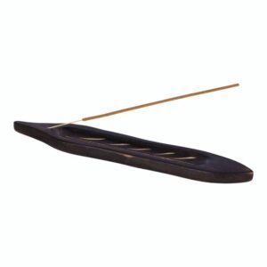 KADILOBOAT & FISH SHAPE DESIGN INCENSE HOLDER 6PK