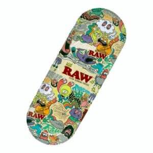 RAW SKATE DECK CHRIS P COLLAGE ART TRAY RAW SKATE DECK CHRIS P COLLAGE ART TRAY