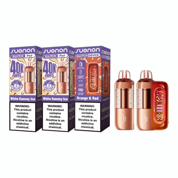 SUONON SWITCH KIT 5% DISPOSABLE 2PODS & 1DEVICE (150ML) 80K PUFFS 5CT/ BOX