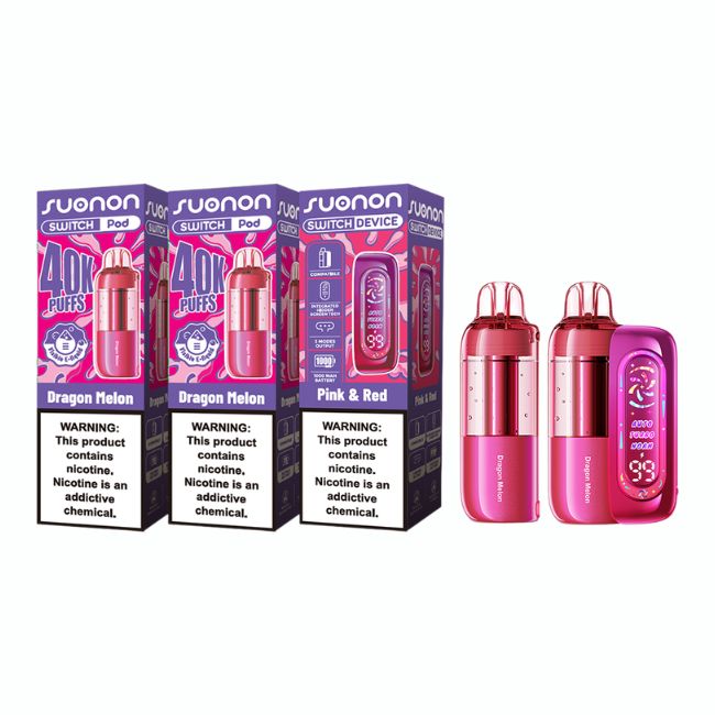 SUONON SWITCH KIT 5% DISPOSABLE 2PODS & 1DEVICE (150ML) 80K PUFFS 5CT/ BOX