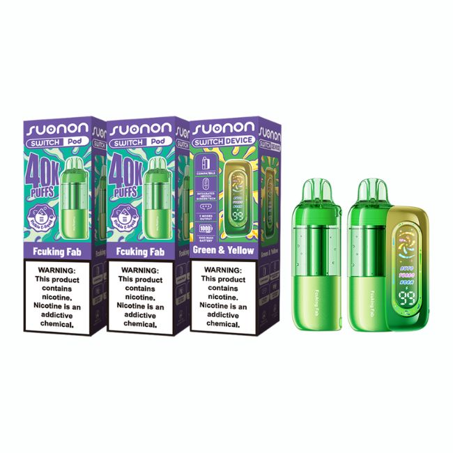 SUONON SWITCH KIT 5% DISPOSABLE 2PODS & 1DEVICE (150ML) 80K PUFFS 5CT/ BOX