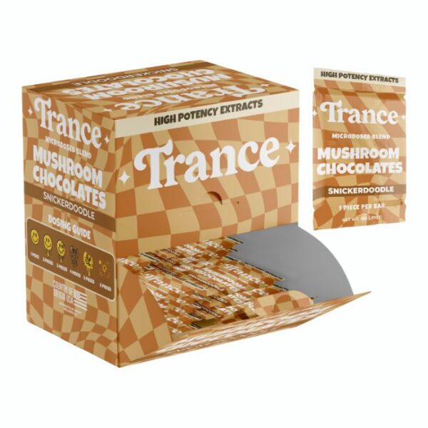 TRANCE MICRODOSED BLEND MUSHROOM CHOCOLATES 1CT/ 50PK DISPLAY