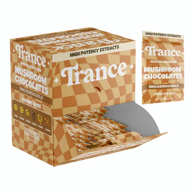 TRANCE MICRODOSED BLEND MUSHROOM CHOCOLATES 1CT/ 50PK DISPLAY