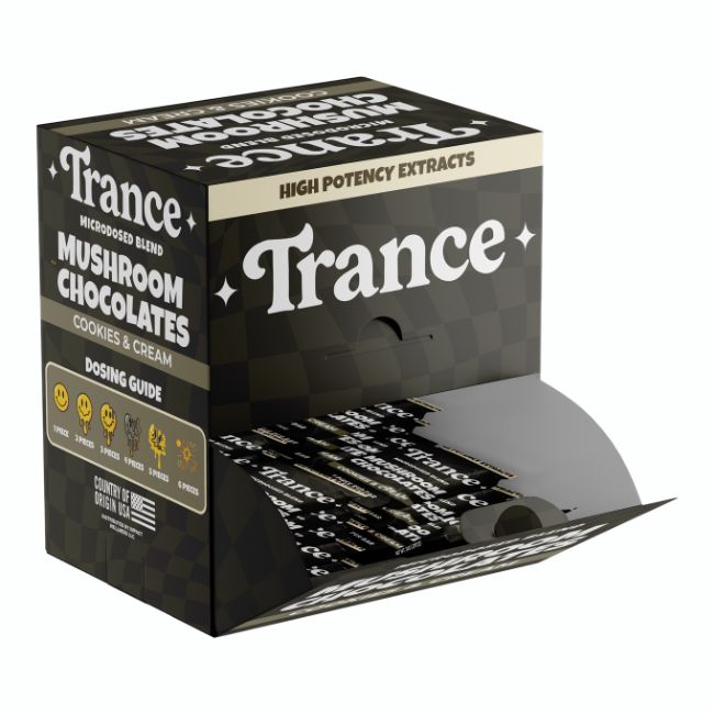 TRANCE MICRODOSED BLEND MUSHROOM CHOCOLATES 1CT/ 50PK DISPLAY