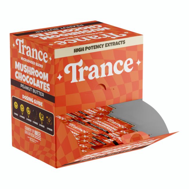 TRANCE MICRODOSED BLEND MUSHROOM CHOCOLATES 1CT/ 50PK DISPLAY