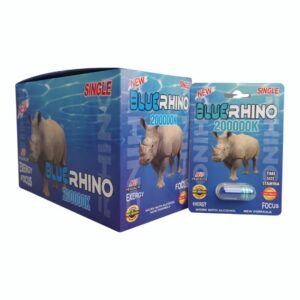 BLUE RHINO 200000K SEXUAL ENHANCEMENT CAPSULE 24CT/ BOX BLUE RHINO 200000K SEXUAL ENHANCEMENT CAPSULE 24CT/ BOX