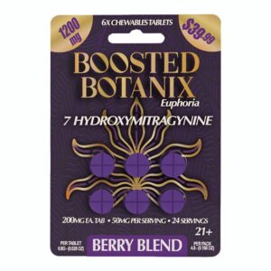 BOOSTED BOTANIX EUPHORIA 7-HYDROXY 200MG PER TABLET 6CT/10PK (PRE PRICED $39.99) BOOSTED BOTANIX EUPHORIA 7-HYDROXY 200MG PER TABLET 6CT/10PK (PRE PRICED $39.99)