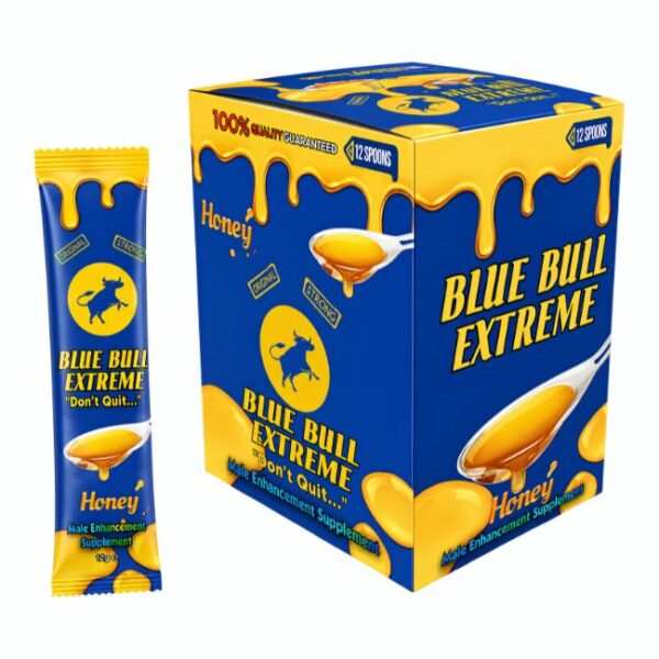 BLUE BULL EXTREME ENHANCEMENT SUPPLEMENT HONEY 12 SPOONS PER BOX