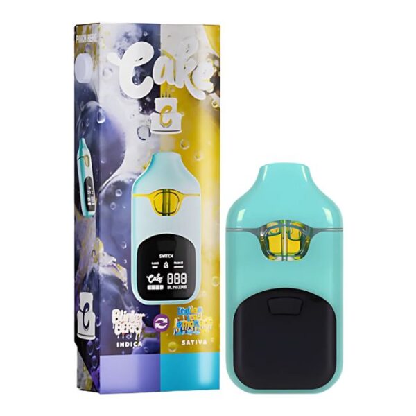 CAKE THCA LIQUID LIVE DIAMONDS SWITCH DUAL 4GM DISPO 5CT/ BOX
