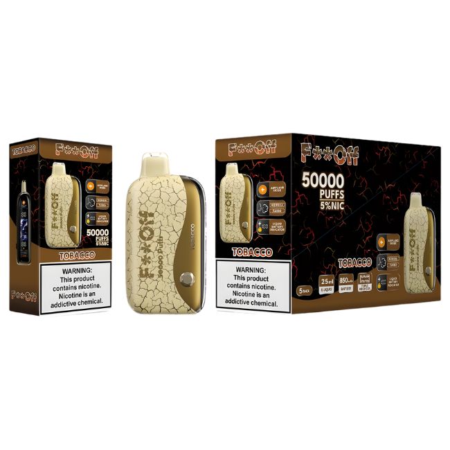F** OFF 5% DISPOSABLE (125ML) 50K PUFFS 5CT/ BOX
