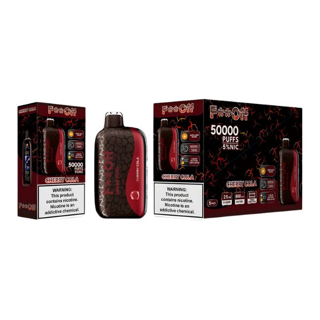 F** OFF 5% DISPOSABLE (125ML) 50K PUFFS 5CT/ BOX