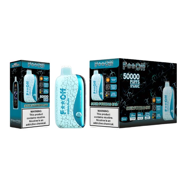 F** OFF 5% DISPOSABLE (125ML) 50K PUFFS 5CT/ BOX