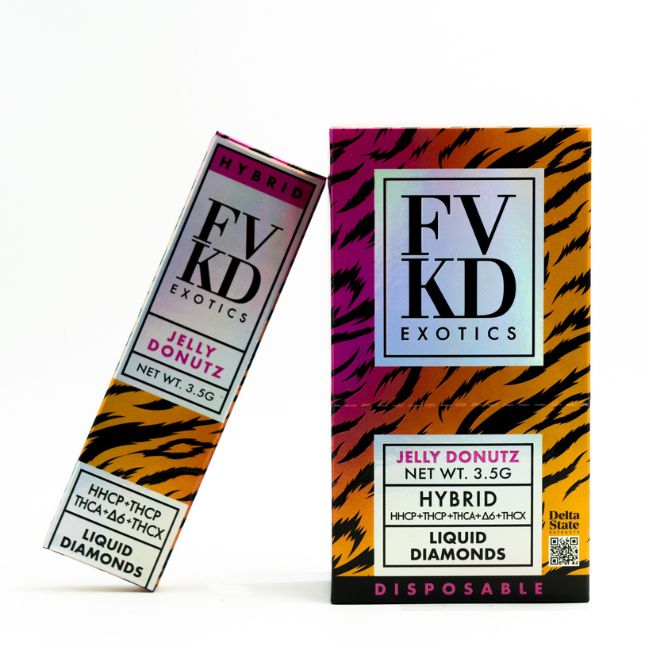 FVKD EXOTICS LIQUID DIAMONDS 3.5GM DISPO 6CT/ BOX