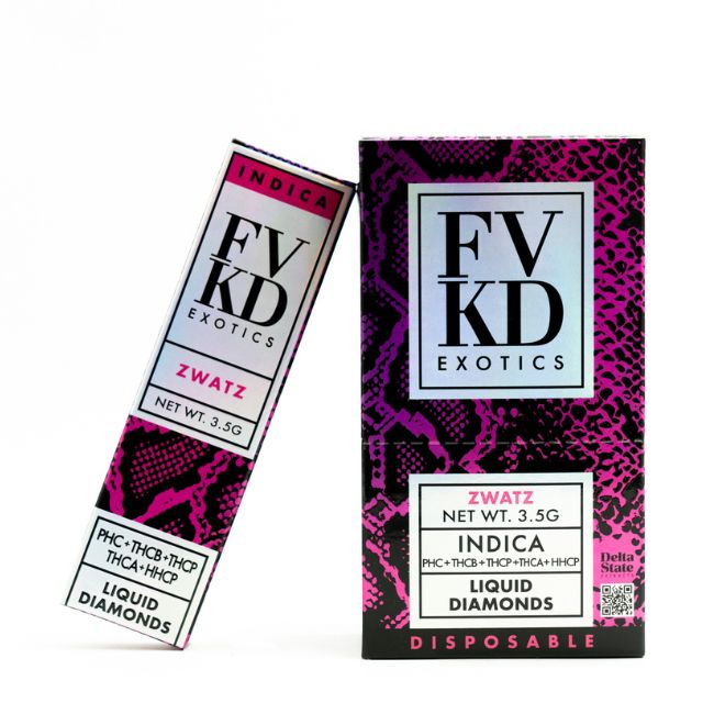 FVKD EXOTICS LIQUID DIAMONDS 3.5GM DISPO 6CT/ BOX