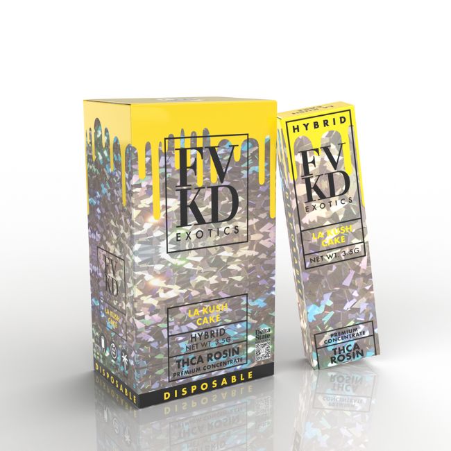 FVKD EXOTICS PREMIUM THCA ROSIN 3.5GM DISPO 6CT/ BOX