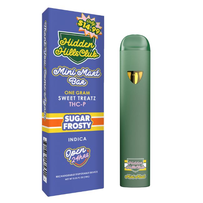 HIDDEN HILLS MINI MART SWEET TREATZ THCA + THCP 1GM DISPO 5CT/ BOX