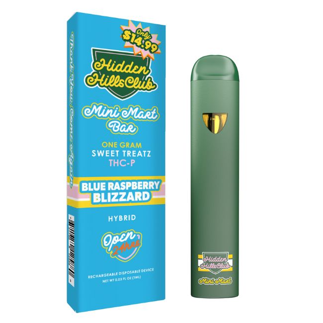 HIDDEN HILLS MINI MART SWEET TREATZ THCA + THCP 1GM DISPO 5CT/ BOX