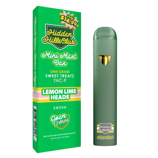HIDDEN HILLS MINI MART SWEET TREATZ THCA + THCP 1GM DISPO 5CT/ BOX