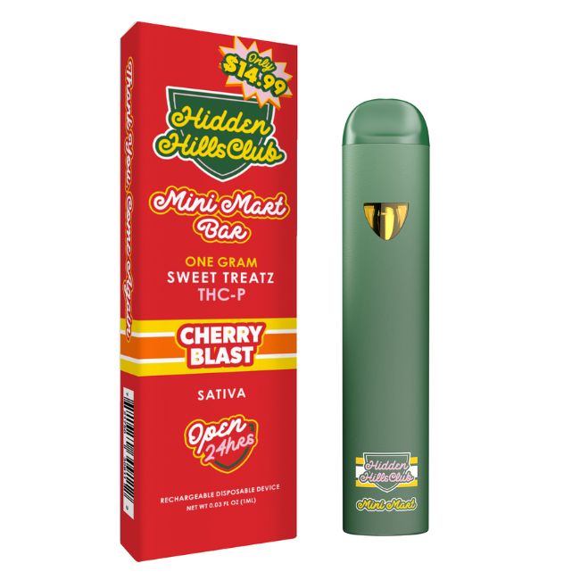 HIDDEN HILLS MINI MART SWEET TREATZ THCA + THCP 1GM DISPO 5CT/ BOX
