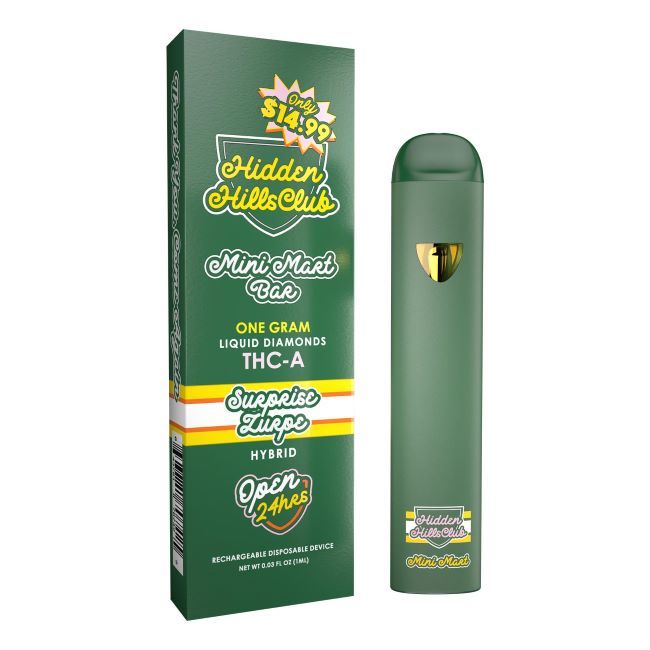 HIDDEN HILLS MINI MART THC-A LIQUID DIAMOND 1GM DISPO 5CT/ BOX