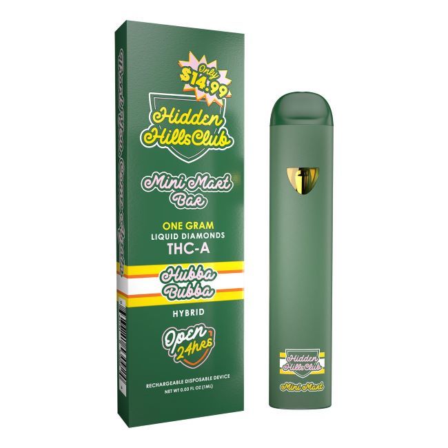 HIDDEN HILLS MINI MART THC-A LIQUID DIAMOND 1GM DISPO 5CT/ BOX