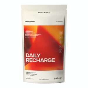 JUST CBD RESET STACK DAILY RECHARGE DARK CHERRY GUMMIES 10CT/ POUCH JUST CBD RESET STACK DAILY RECHARGE DARK CHERRY GUMMIES 10CT/ POUCH