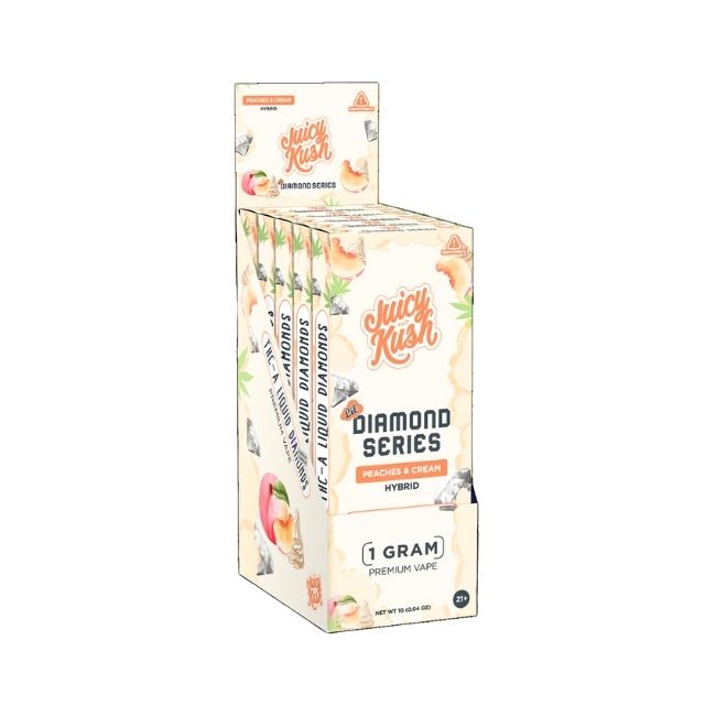 JUICY KUSH LIL' DIAMOND SERIES THC-A LIQUID DIAMOND 1GM DISPO 5CT/ BOX